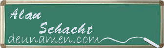 Alan Schacht Visitenkarte